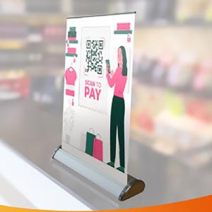 Banner Roll Up de Mesa - A3 (30x42cm)  30x42cm    
