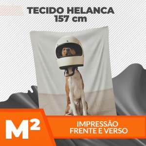 Tecido Helanca Sublimado Frente e Verso - 160cm de Largura Helanca 135g/m² até 160cm de largura 4x4   