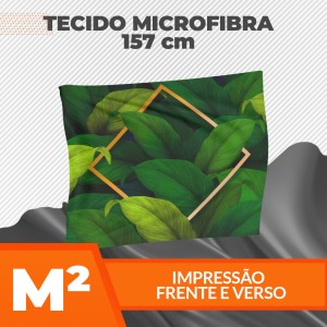 Tecido Microfibra Sublimado Frente e Verso - 157cm de Largura Microfibra 110g/m² até 157cm de largura 4x4   